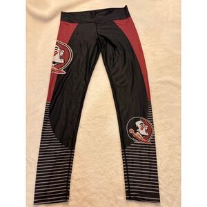 Sideline Apparel Florida State Seminoles Leggings XL FSU NCAA Garnet Black Gold